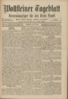 Wollsteiner Tageblatt: Generalanzeiger f&uuml;r den Kreis Bomst: mit der Gratis-Beilage: "Bl&auml;tter und Bl&uuml;ten" 1909.05.12 Nr110