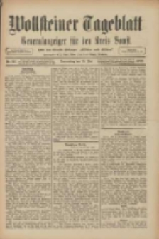 Wollsteiner Tageblatt: Generalanzeiger f&uuml;r den Kreis Bomst: mit der Gratis-Beilage: "Bl&auml;tter und Bl&uuml;ten" 1909.05.13 Nr111