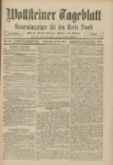 Wollsteiner Tageblatt: Generalanzeiger f&uuml;r den Kreis Bomst: mit der Gratis-Beilage: "Bl&auml;tter und Bl&uuml;ten" 1909.05.20 Nr117
