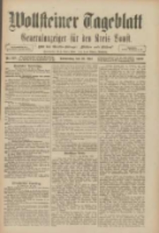 Wollsteiner Tageblatt: Generalanzeiger für den Kreis Bomst: mit der Gratis-Beilage: "Blätter und Blüten" 1909.05.20 Nr117