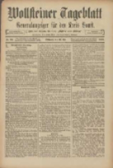 Wollsteiner Tageblatt: Generalanzeiger f&uuml;r den Kreis Bomst: mit der Gratis-Beilage: "Bl&auml;tter und Bl&uuml;ten" 1909.05.26 Nr121