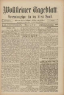 Wollsteiner Tageblatt: Generalanzeiger f&uuml;r den Kreis Bomst: mit der Gratis-Beilage: "Bl&auml;tter und Bl&uuml;ten" 1909.06.02 Nr126