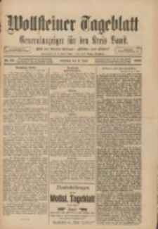 Wollsteiner Tageblatt: Generalanzeiger f&uuml;r den Kreis Bomst: mit der Gratis-Beilage: "Bl&auml;tter und Bl&uuml;ten" 1909.06.08 Nr131