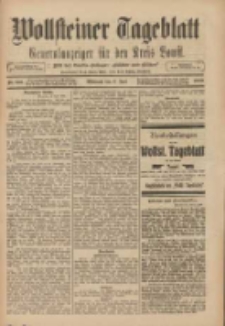 Wollsteiner Tageblatt: Generalanzeiger für den Kreis Bomst: mit der Gratis-Beilage: "Blätter und Blüten" 1909.06.09 Nr132