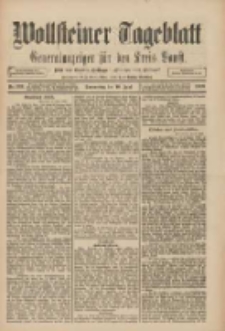 Wollsteiner Tageblatt: Generalanzeiger f&uuml;r den Kreis Bomst: mit der Gratis-Beilage: "Bl&auml;tter und Bl&uuml;ten" 1909.06.10 Nr133
