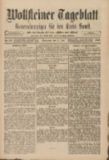 Wollsteiner Tageblatt: Generalanzeiger f&uuml;r den Kreis Bomst: mit der Gratis-Beilage: "Bl&auml;tter und Bl&uuml;ten" 1909.06.12 Nr135