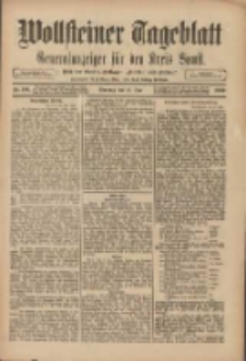 Wollsteiner Tageblatt: Generalanzeiger f&uuml;r den Kreis Bomst: mit der Gratis-Beilage: "Bl&auml;tter und Bl&uuml;ten" 1909.06.13 Nr136