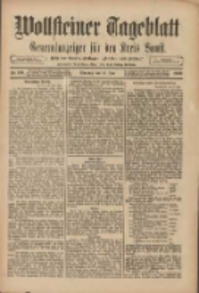 Wollsteiner Tageblatt: Generalanzeiger für den Kreis Bomst: mit der Gratis-Beilage: "Blätter und Blüten" 1909.06.13 Nr136