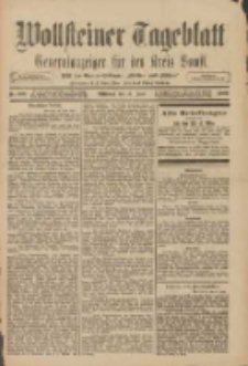 Wollsteiner Tageblatt: Generalanzeiger f&uuml;r den Kreis Bomst: mit der Gratis-Beilage: "Bl&auml;tter und Bl&uuml;ten" 1909.06.16 Nr138