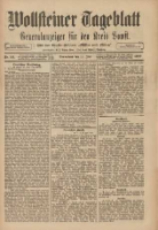 Wollsteiner Tageblatt: Generalanzeiger f&uuml;r den Kreis Bomst: mit der Gratis-Beilage: "Bl&auml;tter und Bl&uuml;ten" 1909.06.19 Nr141