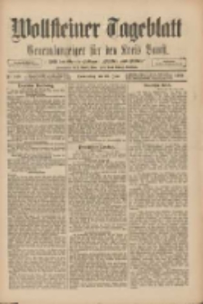 Wollsteiner Tageblatt: Generalanzeiger f&uuml;r den Kreis Bomst: mit der Gratis-Beilage: "Bl&auml;tter und Bl&uuml;ten" 1909.06.24 Nr145