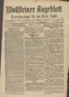 Wollsteiner Tageblatt: Generalanzeiger f&uuml;r den Kreis Bomst: mit der Gratis-Beilage: "Bl&auml;tter und Bl&uuml;ten" 1909.06.25 Nr146