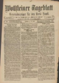 Wollsteiner Tageblatt: Generalanzeiger für den Kreis Bomst: mit der Gratis-Beilage: "Blätter und Blüten" 1909.06.25 Nr146