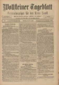 Wollsteiner Tageblatt: Generalanzeiger f&uuml;r den Kreis Bomst: mit der Gratis-Beilage: "Bl&auml;tter und Bl&uuml;ten" 1909.06.27 Nr148