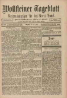 Wollsteiner Tageblatt: Generalanzeiger f&uuml;r den Kreis Bomst: mit der Gratis-Beilage: "Bl&auml;tter und Bl&uuml;ten" 1909.06.29 Nr149