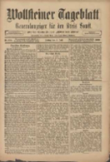 Wollsteiner Tageblatt: Generalanzeiger f&uuml;r den Kreis Bomst: mit der Gratis-Beilage: "Bl&auml;tter und Bl&uuml;ten" 1909.07.02 Nr152