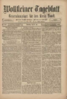 Wollsteiner Tageblatt: Generalanzeiger f&uuml;r den Kreis Bomst: mit der Gratis-Beilage: "Bl&auml;tter und Bl&uuml;ten" 1909.07.06 Nr155
