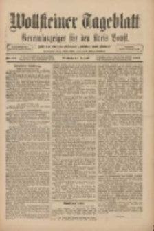 Wollsteiner Tageblatt: Generalanzeiger f&uuml;r den Kreis Bomst: mit der Gratis-Beilage: "Bl&auml;tter und Bl&uuml;ten" 1909.07.07 Nr156