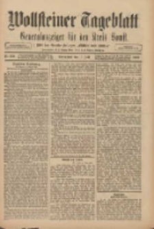 Wollsteiner Tageblatt: Generalanzeiger f&uuml;r den Kreis Bomst: mit der Gratis-Beilage: "Bl&auml;tter und Bl&uuml;ten" 1909.07.10 Nr159