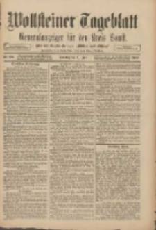 Wollsteiner Tageblatt: Generalanzeiger f&uuml;r den Kreis Bomst: mit der Gratis-Beilage: "Bl&auml;tter und Bl&uuml;ten" 1909.07.11 Nr160