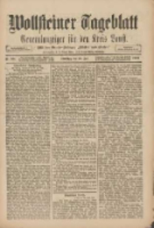 Wollsteiner Tageblatt: Generalanzeiger f&uuml;r den Kreis Bomst: mit der Gratis-Beilage: "Bl&auml;tter und Bl&uuml;ten" 1909.07.13 Nr161