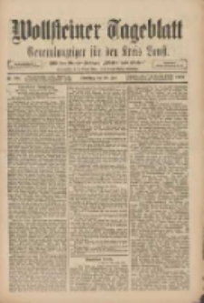 Wollsteiner Tageblatt: Generalanzeiger für den Kreis Bomst: mit der Gratis-Beilage: "Blätter und Blüten" 1909.07.13 Nr161