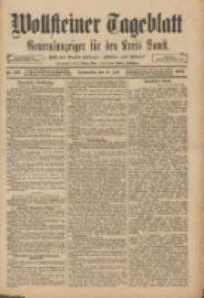 Wollsteiner Tageblatt: Generalanzeiger f&uuml;r den Kreis Bomst: mit der Gratis-Beilage: "Bl&auml;tter und Bl&uuml;ten" 1909.07.15 Nr163