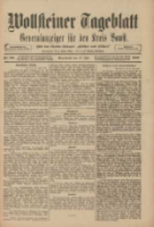 Wollsteiner Tageblatt: Generalanzeiger f&uuml;r den Kreis Bomst: mit der Gratis-Beilage: "Bl&auml;tter und Bl&uuml;ten" 1909.07.17 Nr165