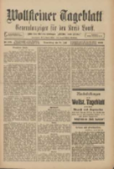 Wollsteiner Tageblatt: Generalanzeiger f&uuml;r den Kreis Bomst: mit der Gratis-Beilage: "Bl&auml;tter und Bl&uuml;ten" 1909.07.29 Nr175