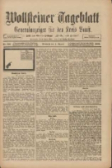 Wollsteiner Tageblatt: Generalanzeiger für den Kreis Bomst: mit der Gratis-Beilage: "Blätter und Blüten" 1909.08.04 Nr180