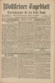 Wollsteiner Tageblatt: Generalanzeiger für den Kreis Bomst: mit der Gratis-Beilage: "Blätter und Blüten" 1909.08.15 Nr190