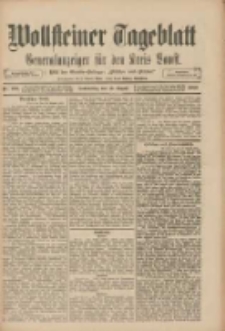 Wollsteiner Tageblatt: Generalanzeiger für den Kreis Bomst: mit der Gratis-Beilage: "Blätter und Blüten" 1909.08.19 Nr193