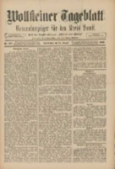 Wollsteiner Tageblatt: Generalanzeiger für den Kreis Bomst: mit der Gratis-Beilage: "Blätter und Blüten" 1909.08.21 Nr195