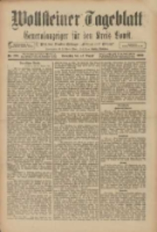 Wollsteiner Tageblatt: Generalanzeiger für den Kreis Bomst: mit der Gratis-Beilage: "Blätter und Blüten" 1909.08.22 Nr196