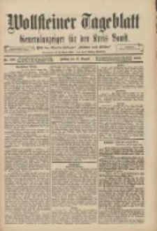 Wollsteiner Tageblatt: Generalanzeiger f&uuml;r den Kreis Bomst: mit der Gratis-Beilage: "Bl&auml;tter und Bl&uuml;ten" 1909.08.27 Nr200