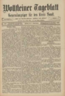 Wollsteiner Tageblatt: Generalanzeiger f&uuml;r den Kreis Bomst: mit der Gratis-Beilage: "Bl&auml;tter und Bl&uuml;ten" 1909.09.03 Nr206