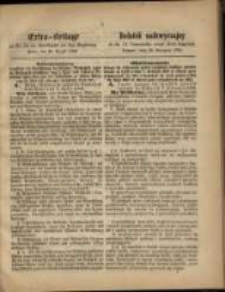 Extra=Beilage zu Nr. 34 des Amtsblatts der K&ouml;nigl. Regierung zu Posen. Posen, den 25. August 1869
