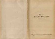Allgemeine deutsche Biographie. Bd. 28, Reinbeck - Robbertus. Auf Veranlassung Seiner Majestaet des K&ouml;nigs von Bayern ; hrsg. durch die Historische Commission bei der K&ouml;nigl. Akademie der Wissenschaften