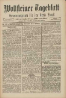 Wollsteiner Tageblatt: Generalanzeiger f&uuml;r den Kreis Bomst: mit der Gratis-Beilage: "Bl&auml;tter und Bl&uuml;ten" 1909.09.04 Nr207