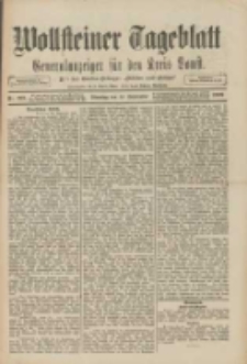 Wollsteiner Tageblatt: Generalanzeiger für den Kreis Bomst: mit der Gratis-Beilage: "Blätter und Blüten" 1909.09.14 Nr215