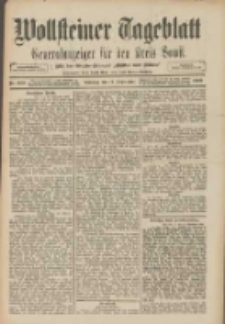 Wollsteiner Tageblatt: Generalanzeiger f&uuml;r den Kreis Bomst: mit der Gratis-Beilage: "Bl&auml;tter und Bl&uuml;ten" 1909.09.19 Nr220