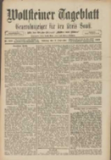 Wollsteiner Tageblatt: Generalanzeiger für den Kreis Bomst: mit der Gratis-Beilage: "Blätter und Blüten" 1909.09.19 Nr220