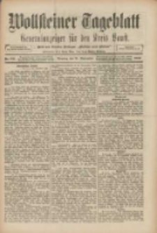 Wollsteiner Tageblatt: Generalanzeiger f&uuml;r den Kreis Bomst: mit der Gratis-Beilage: "Bl&auml;tter und Bl&uuml;ten" 1909.09.21 Nr221
