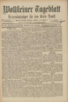 Wollsteiner Tageblatt: Generalanzeiger f&uuml;r den Kreis Bomst: mit der Gratis-Beilage: "Bl&auml;tter und Bl&uuml;ten" 1909.09.22 Nr222