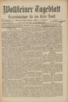 Wollsteiner Tageblatt: Generalanzeiger für den Kreis Bomst: mit der Gratis-Beilage: "Blätter und Blüten" 1909.09.22 Nr222