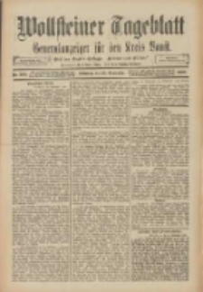 Wollsteiner Tageblatt: Generalanzeiger für den Kreis Bomst: mit der Gratis-Beilage: "Blätter und Blüten" 1909.09.29 Nr228