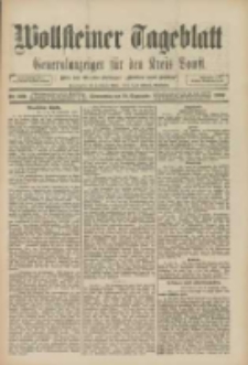 Wollsteiner Tageblatt: Generalanzeiger für den Kreis Bomst: mit der Gratis-Beilage: "Blätter und Blüten" 1909.09.30 Nr229