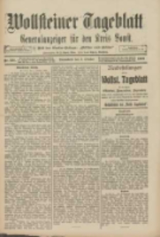 Wollsteiner Tageblatt: Generalanzeiger f&uuml;r den Kreis Bomst: mit der Gratis-Beilage: "Bl&auml;tter und Bl&uuml;ten" 1909.10.02 Nr231