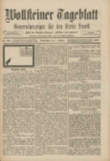 Wollsteiner Tageblatt: Generalanzeiger für den Kreis Bomst: mit der Gratis-Beilage: "Blätter und Blüten" 1909.10.07 Nr235