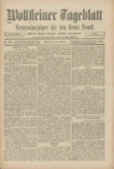 Wollsteiner Tageblatt: Generalanzeiger f&uuml;r den Kreis Bomst: mit der Gratis-Beilage: "Bl&auml;tter und Bl&uuml;ten" 1909.10.08 Nr236